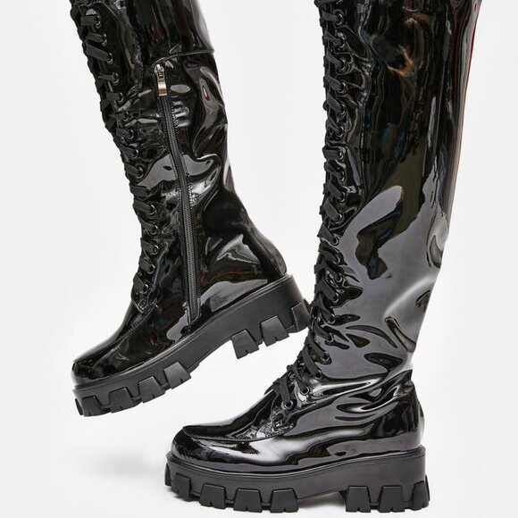AZALEA WANG THE ULTIMATE EXCISION  Knee High Boots ( BRAND NEW !!! ) - Picture 1 of 6